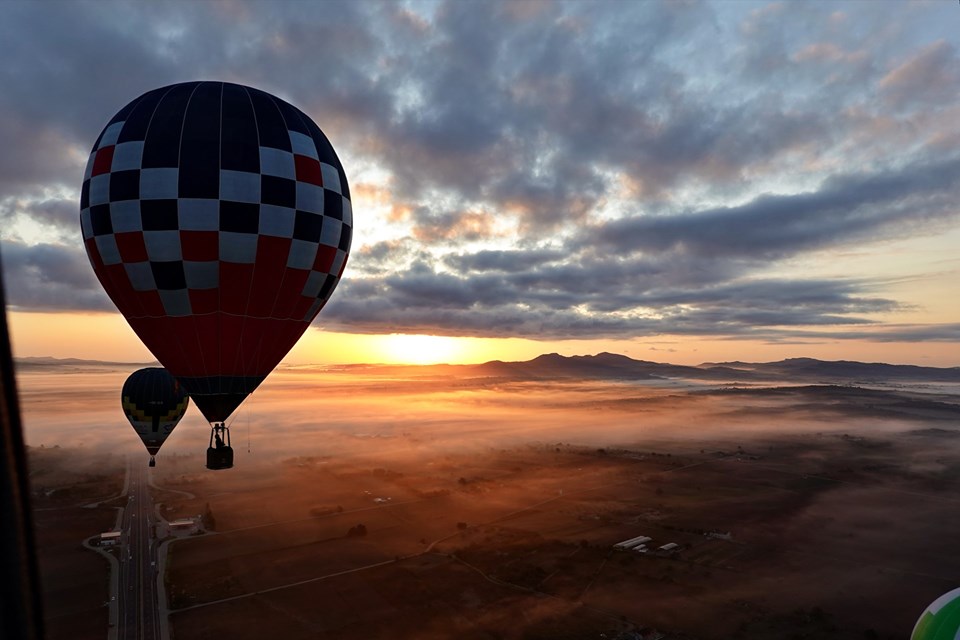 Balloon sunrise sunset Globo Balloon Ballon sunrise